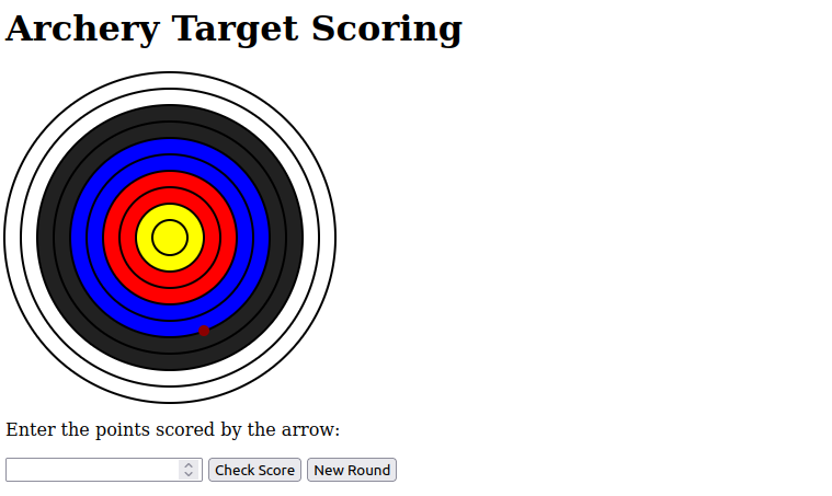 Archery Target Scoring · gesche.dev